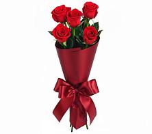 Букет 5 Красных роз Эдлесс Лав #REPLACE_PRED# Новомеловатке