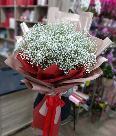 Букет цветов из: Гипсофила в Новомеловатке