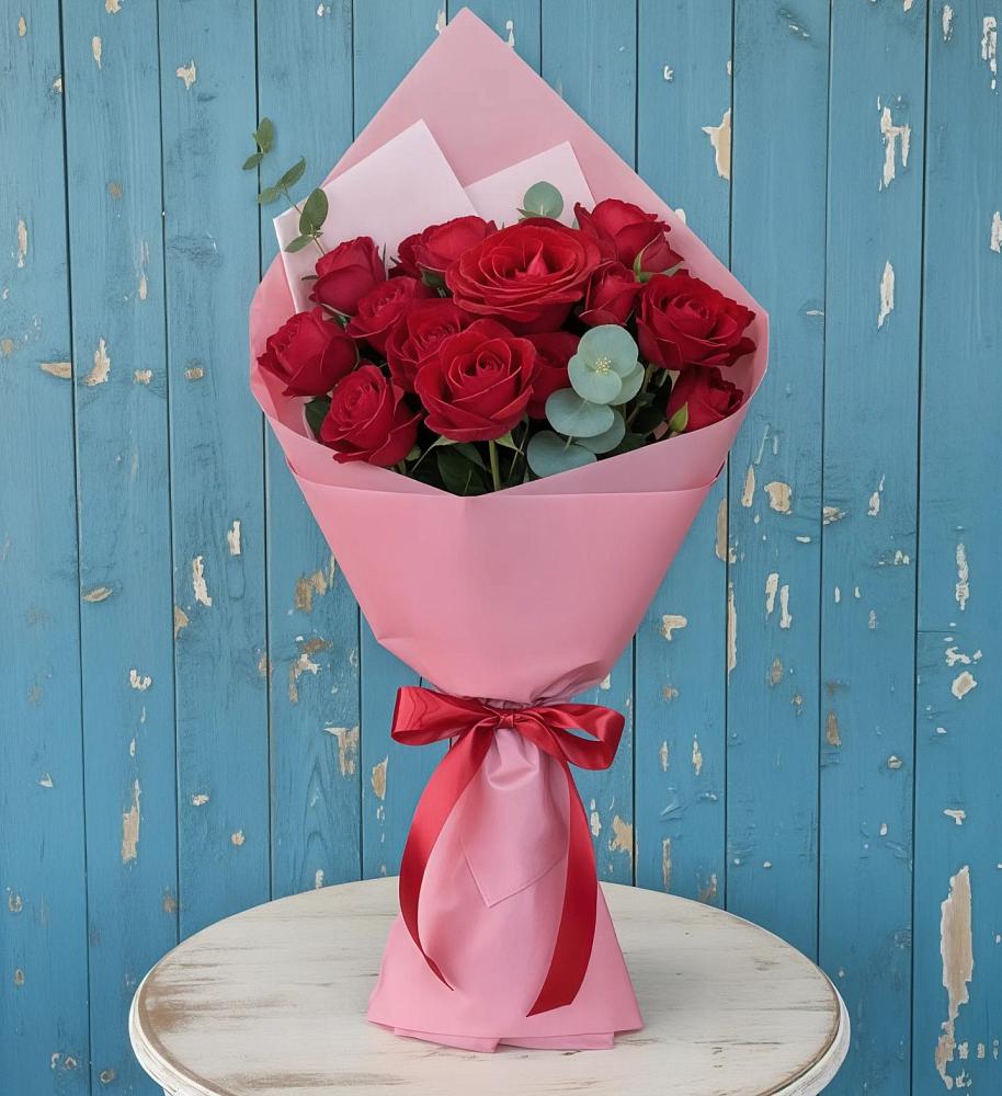 Букет цветов из: Розы в Новомеловатке