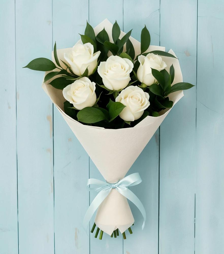 Букет цветов из: Розы в Новомеловатке