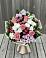 Букет цветов из: Альстромерии, Гвоздики, Розы и Хризантемы в Новомеловатке
