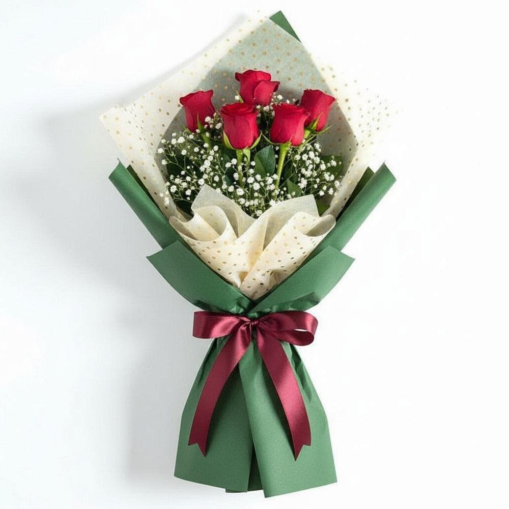 Букет цветов из: Розы в Новомеловатке