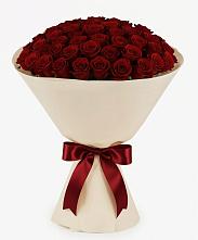 Букет 101 Бордовая роза Блэк Бакарра в Новомеловатке