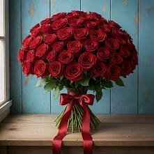 Букет Красные розы Блэк Меджик в Новомеловатке