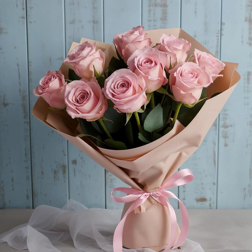 Букет цветов из: Розы в Новомеловатке