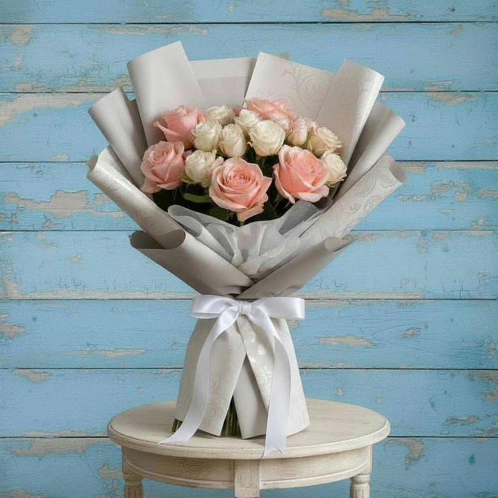Букет цветов из: Розы в Новомеловатке