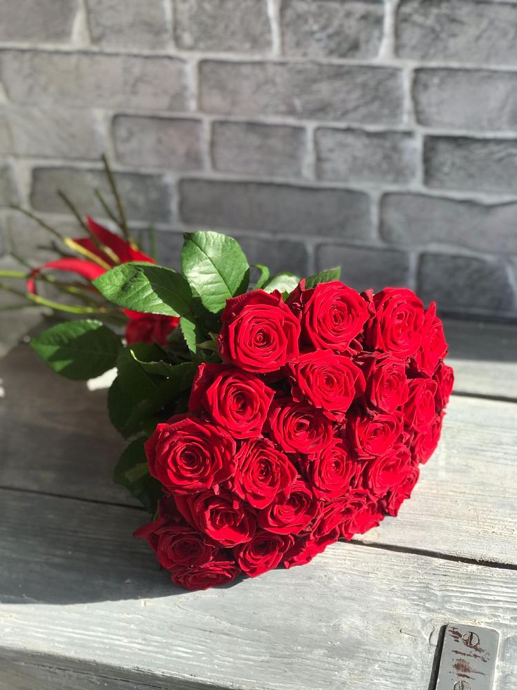 Букет Красные розы Фридом в Новомеловатке