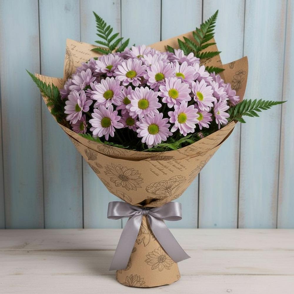 Букет цветов из: Хризантемы в Новомеловатке