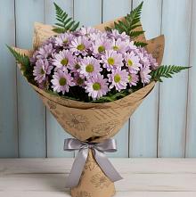 Букет цветов из:  Хризантемы #REPLACE_PRED# Новомеловатке