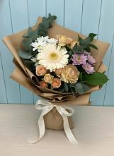 Букет цветов из:  Герберы и Хризантемы в Новомеловатке