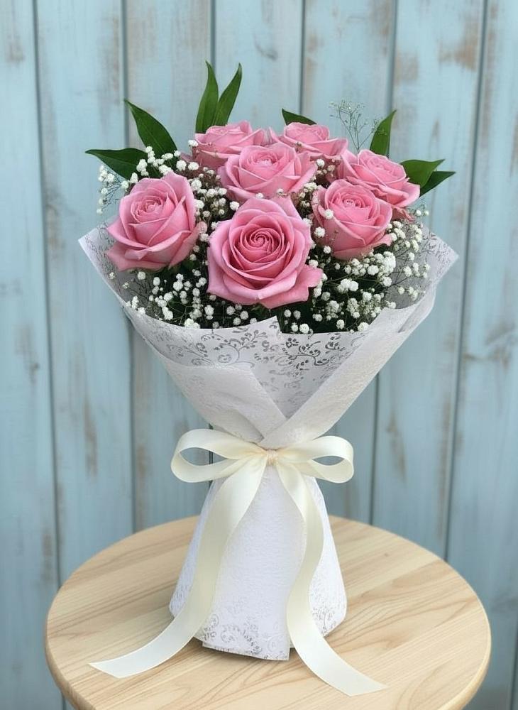 Букет цветов из: Розы в Новомеловатке