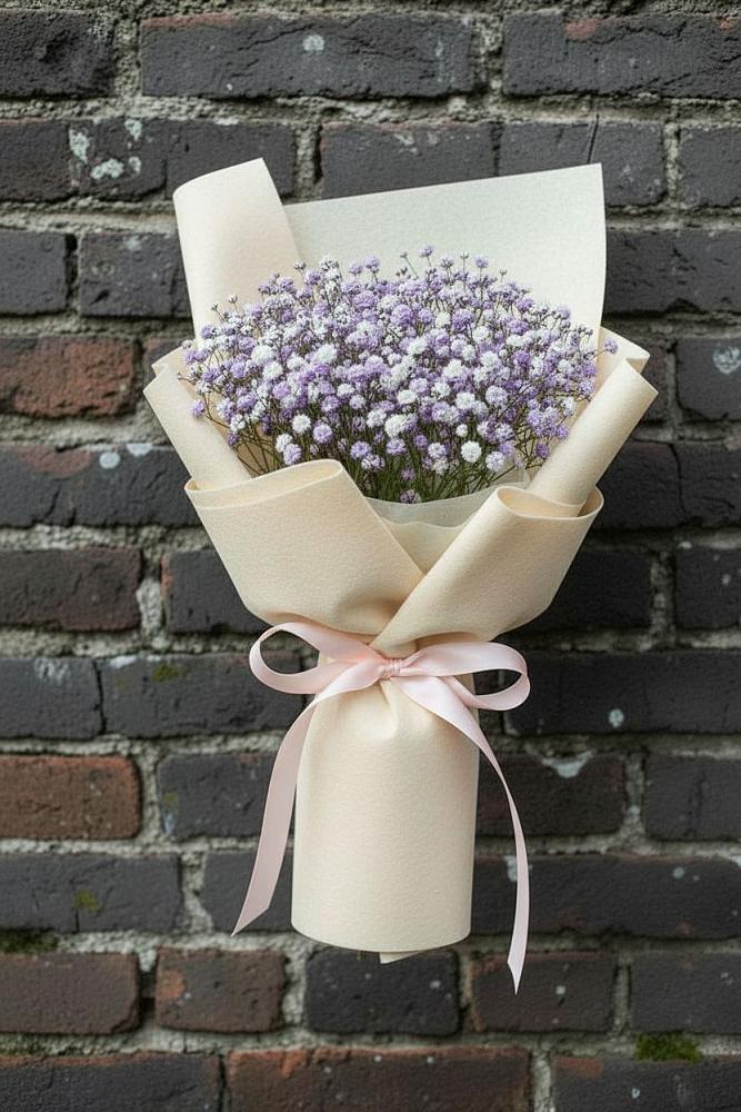 Букет цветов из: Гипсофила в Новомеловатке