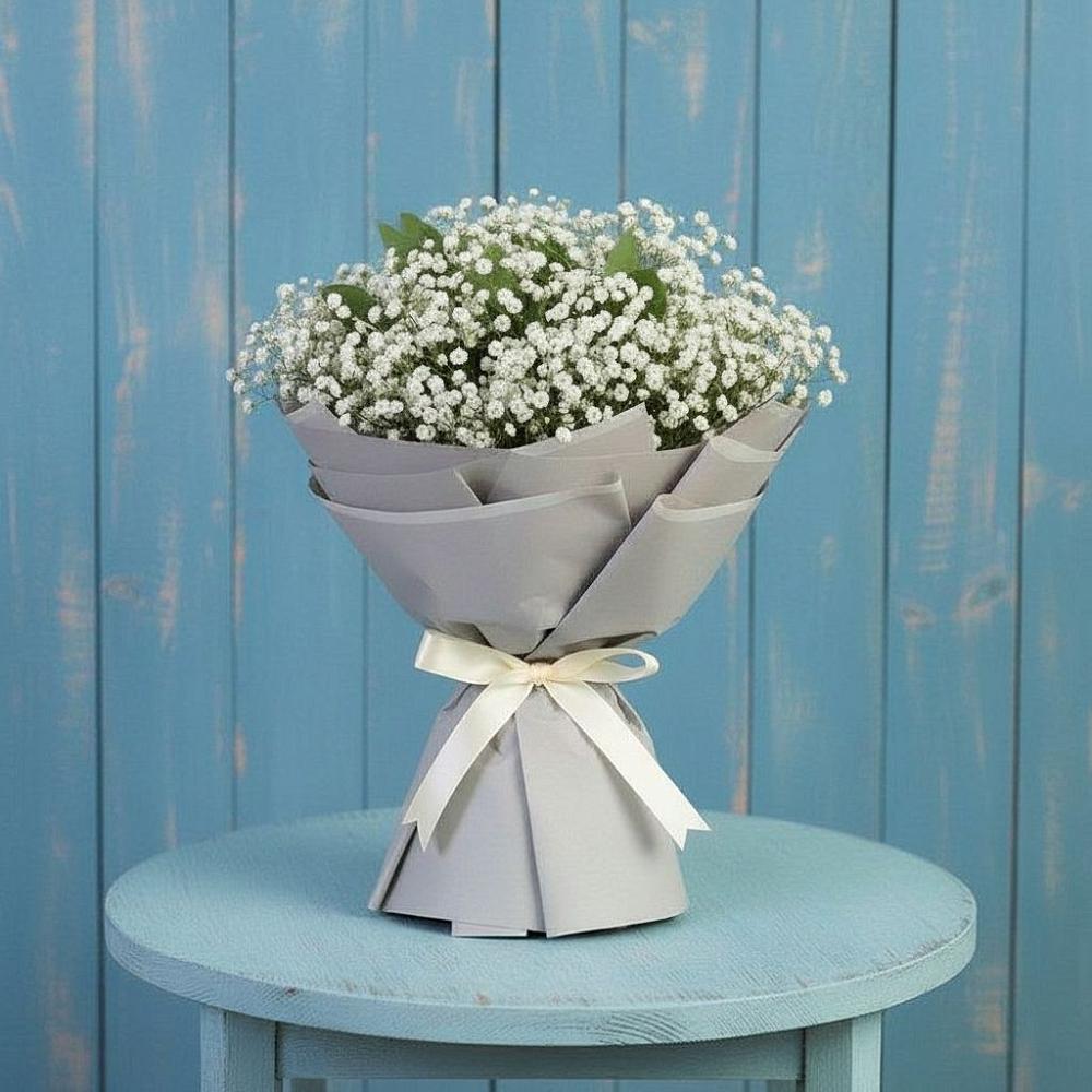 Букет цветов из: Гипсофила в Новомеловатке