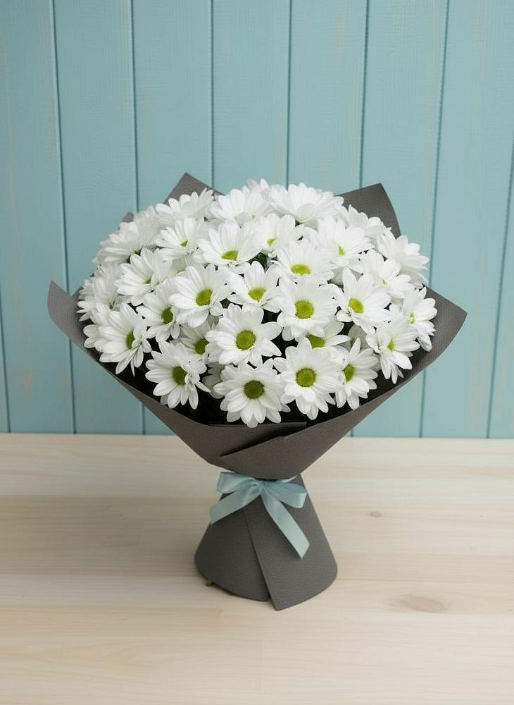 Букет цветов из: Хризантемы в Новомеловатке