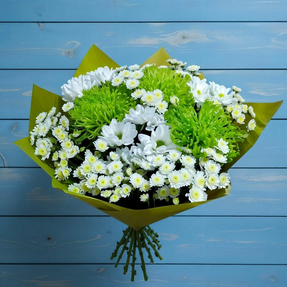Букет цветов из: Хризантемы в Новомеловатке