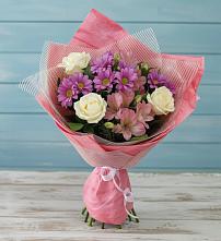 Букет цветов из:  Герберы #REPLACE_PRED# Новомеловатке