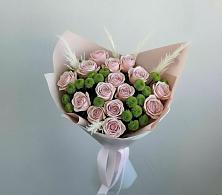 Букет цветов из:  Розы и Хризантемы в Новомеловатке