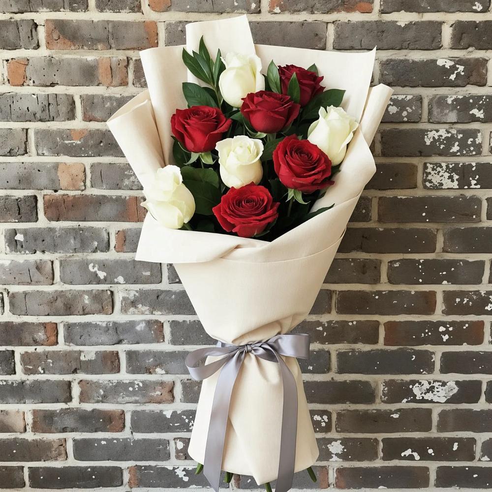 Букет цветов из: Розы в Новомеловатке