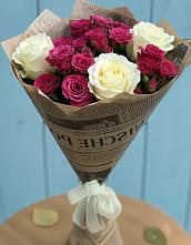 Букет цветов из:  Розы в Новомеловатке