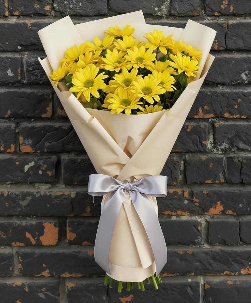 Букет цветов из: Хризантемы в Новомеловатке