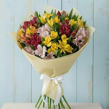 Букет цветов из:  Альстромерии в Новомеловатке