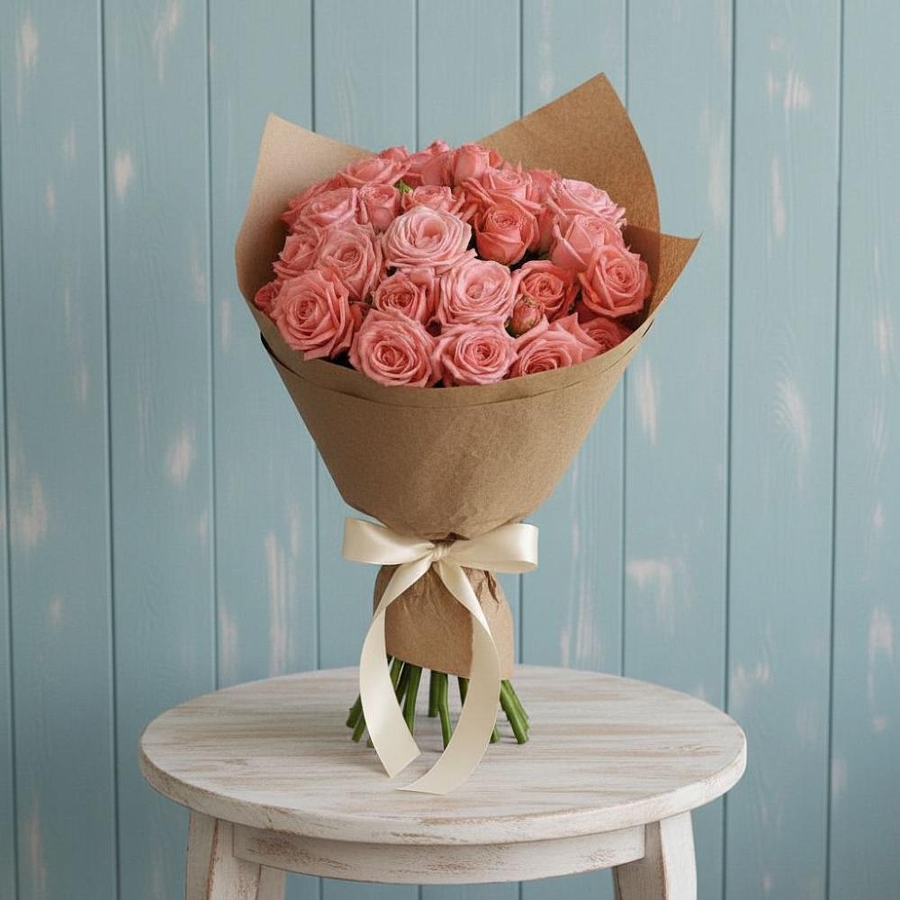 Букет цветов из: Розы в Новомеловатке