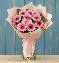 Букет цветов из:  Герберы в Новомеловатке