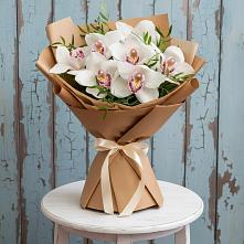 Букет цветов из:  Орхидеи и Розы в Новомеловатке